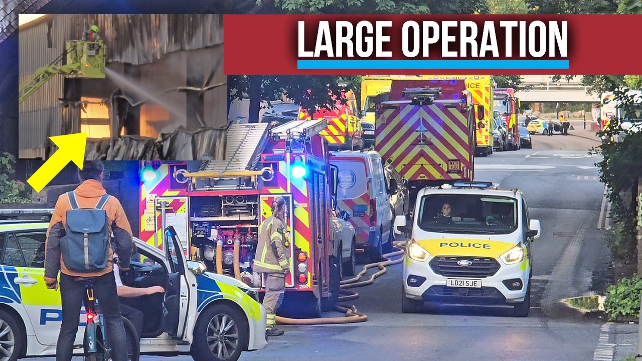100 Firefighters Tackle Huge Bermondsey Blaze! 🚒🧑&zwj;🚒🧑&zwj;🚒😲