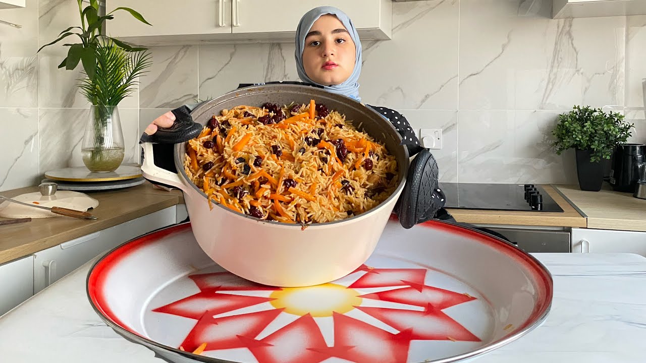 الرز البخاري بالطريقه الاصليه من اوزباكستان