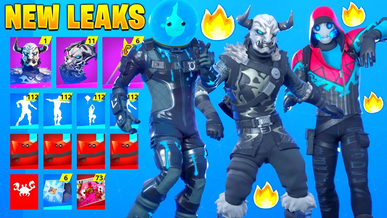 *NEW* All Fortnite Leaked Skins & Emotes *SLURP LEGENDS*