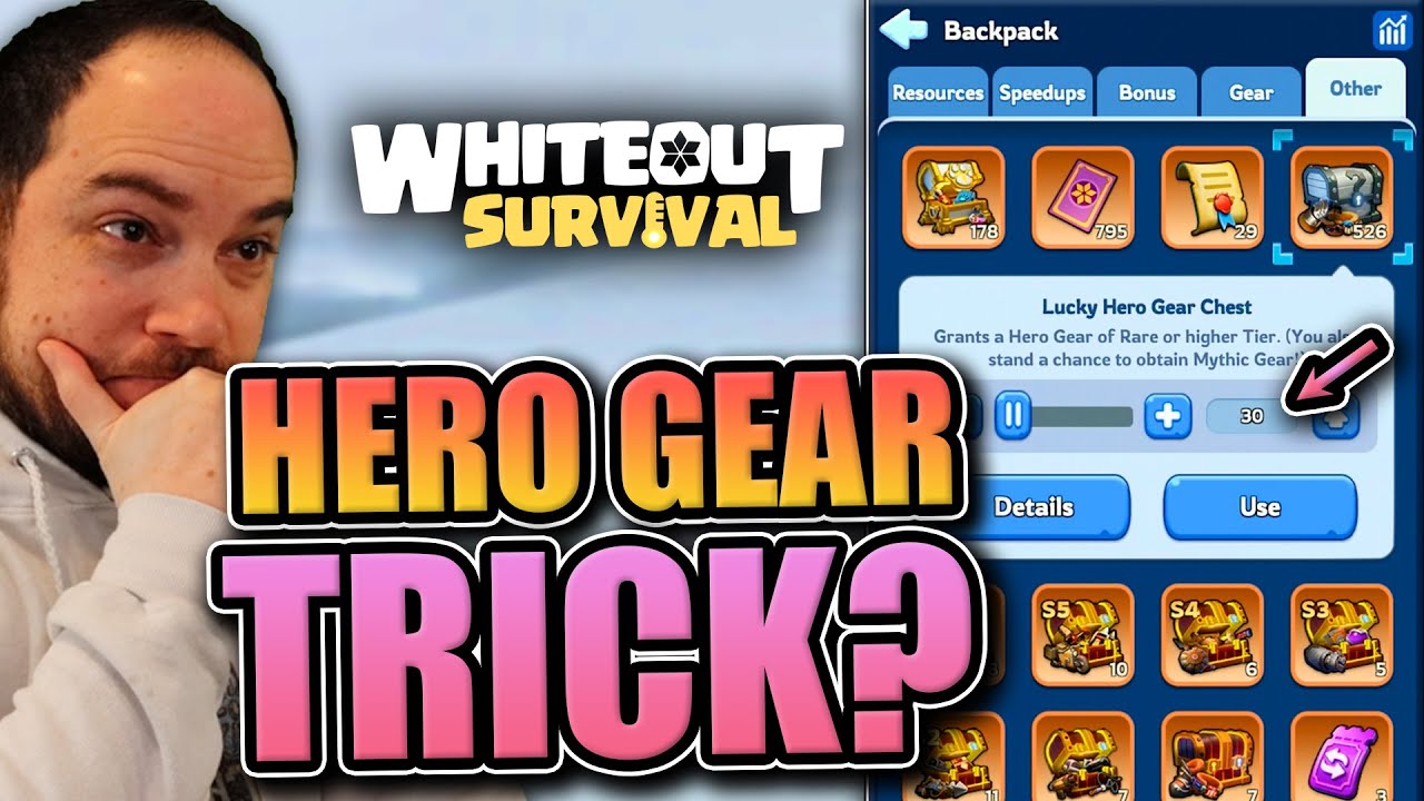 Get more Mythic Hero Gear [open all vs batch] Whiteout Survival