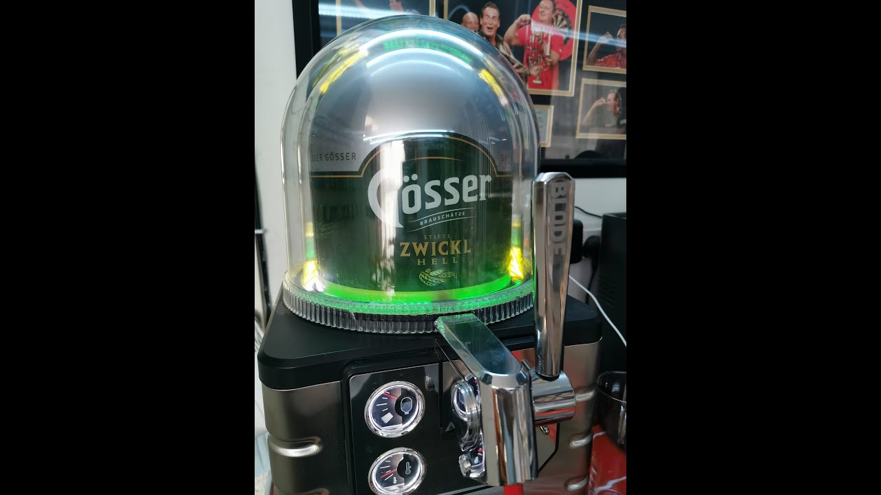 Gosser zwickl hell lager 5.2% - Heineken blade - review No. 553