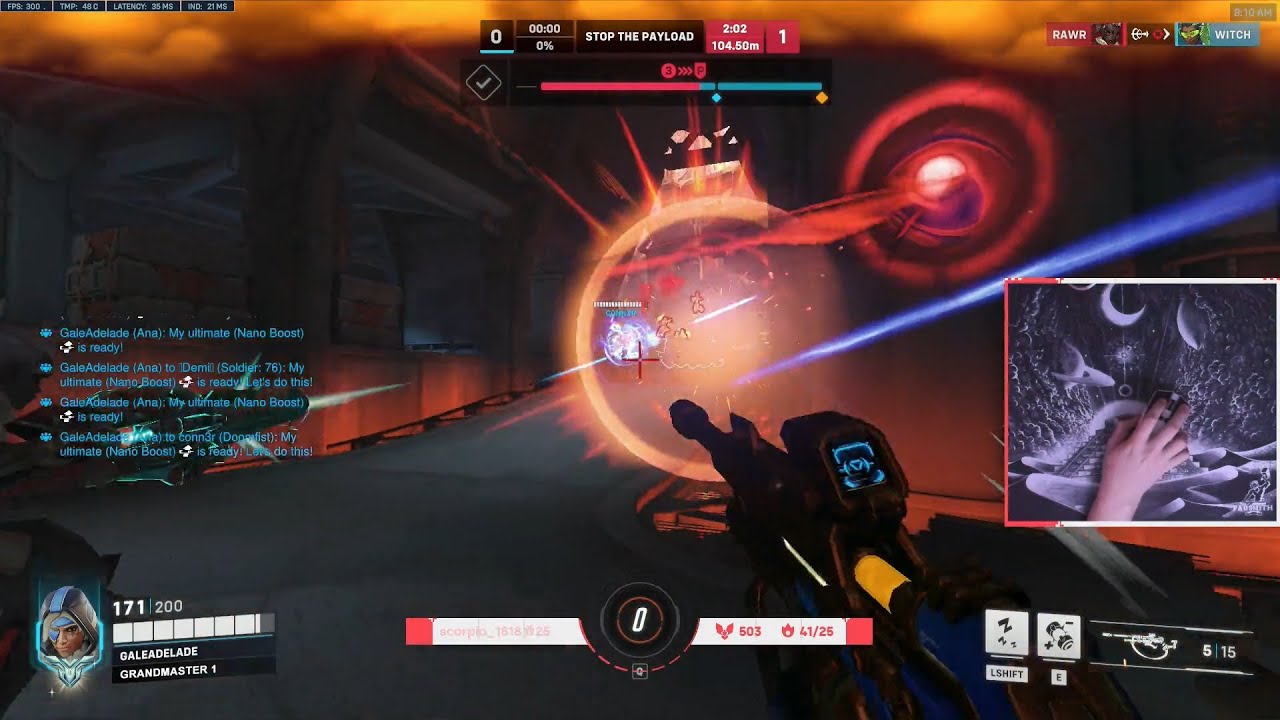 GM 1! 22K HEAL! GALE ANA GAMEPLAY OVERWATCH 2 RELEASE