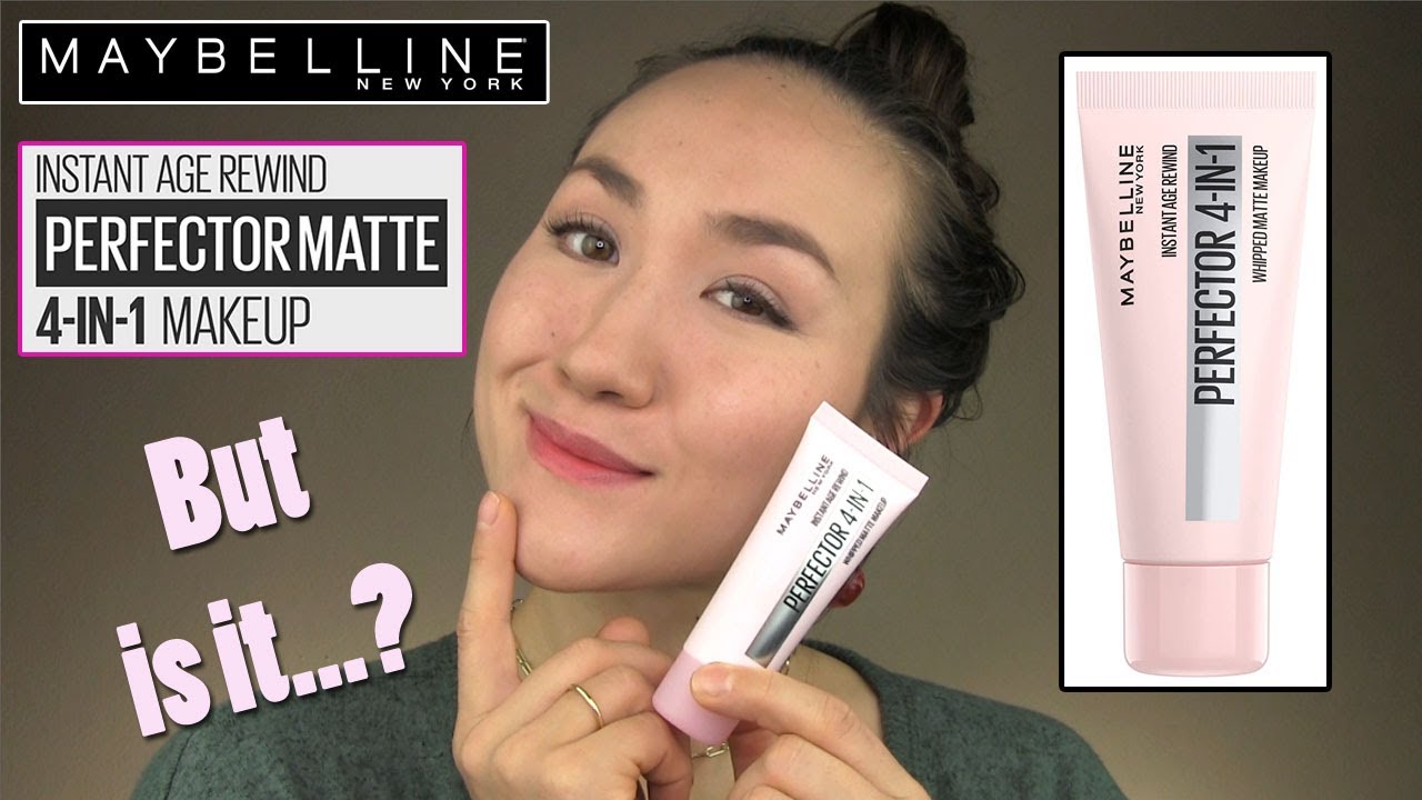 Матовая тональная основа Maybelline 4-в-1 Whipped Matte Makeup // Тест на стойкость и обзор