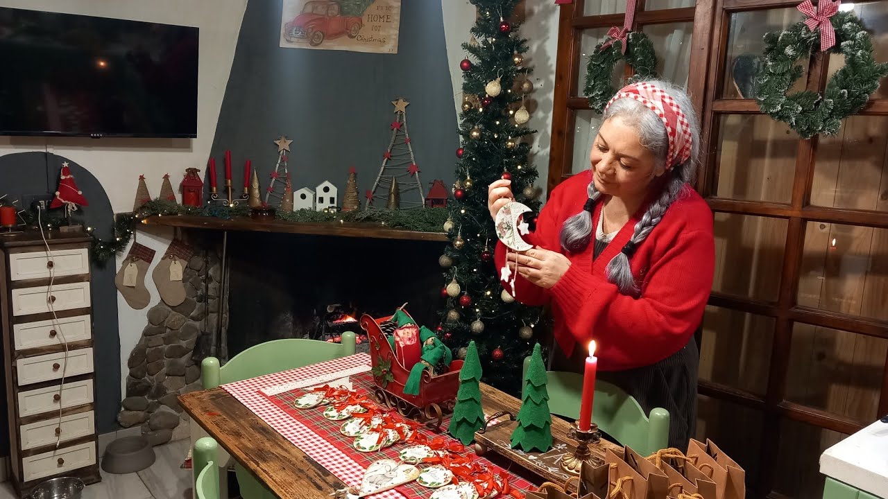 Quasi Natale 🎄Piccoli pensieri ♥️ regali fai da te🎄semplice vita in campagna 🎄peperoni ripieni🎄das 🎄