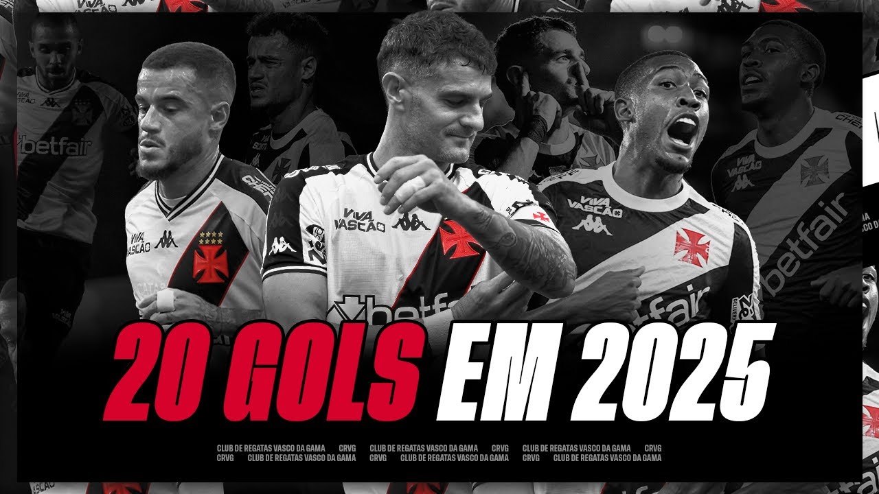 Primeiros 20 gols do Vasco em 2025 - Copa do Brasil e Carioca