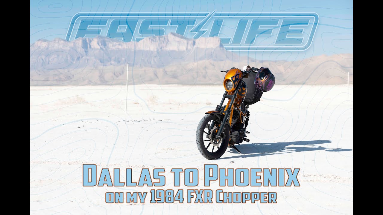 Riding My FXR Chopper To the west Coast Part 1