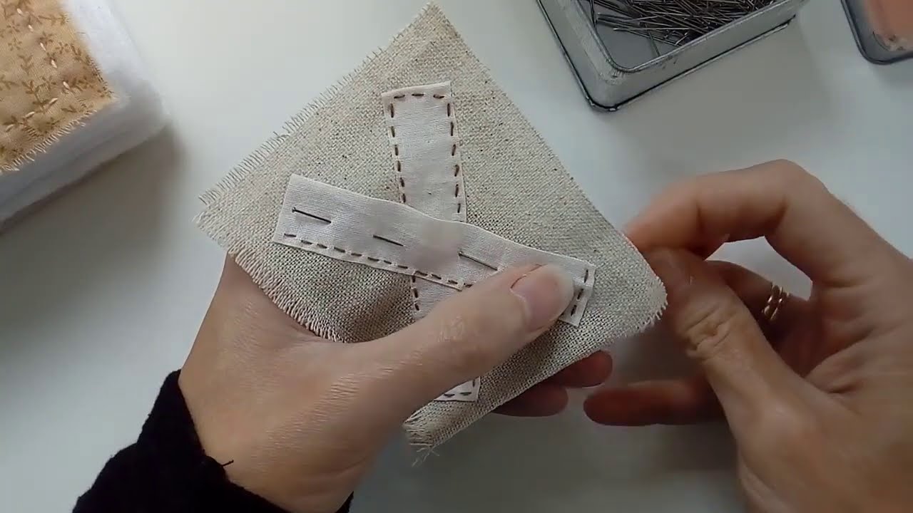 Slow Stitched Pocket for my 