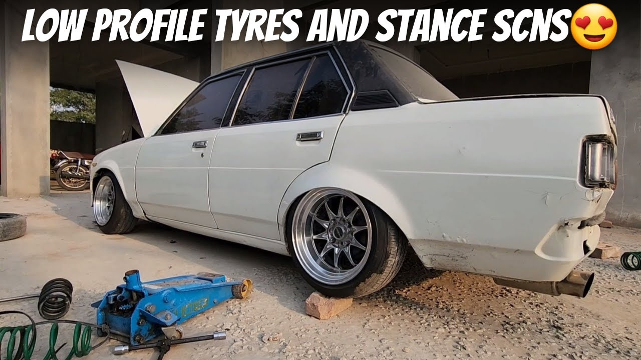 Purchased low profile tyres for Ke70  ❤️| Ke70 stance scns 😍