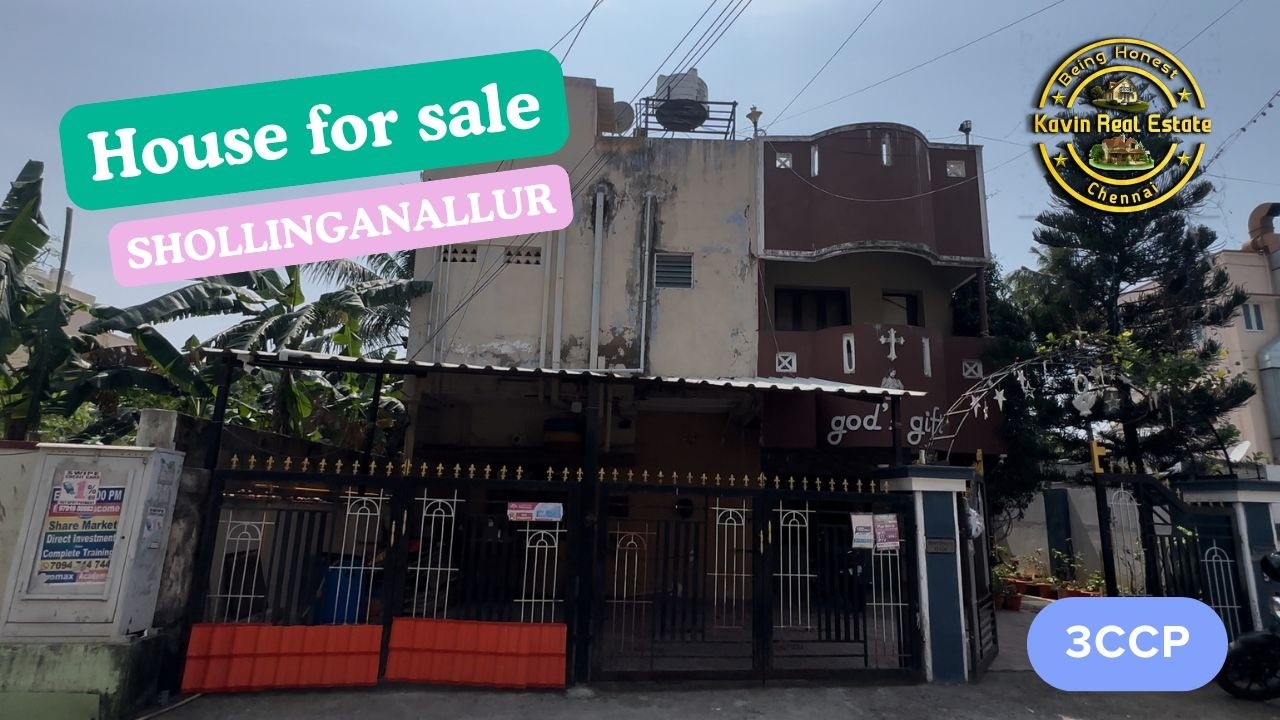 ID 2604 - House For Sale in Sholinganallur || OMR || Rental Income || 800 mtr From Main road |