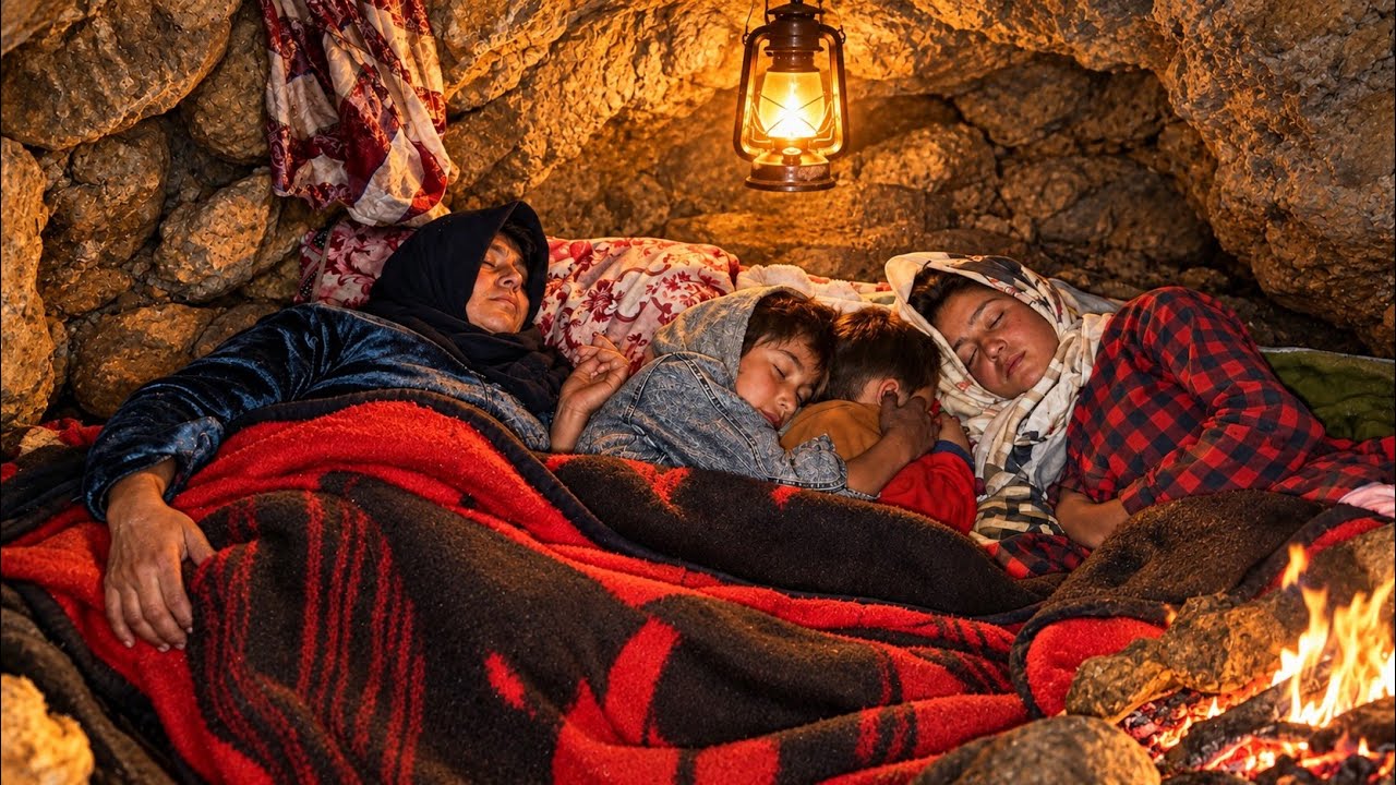 How Does This Family Survive in the Caves of the Zagros Mountains? 🏔️