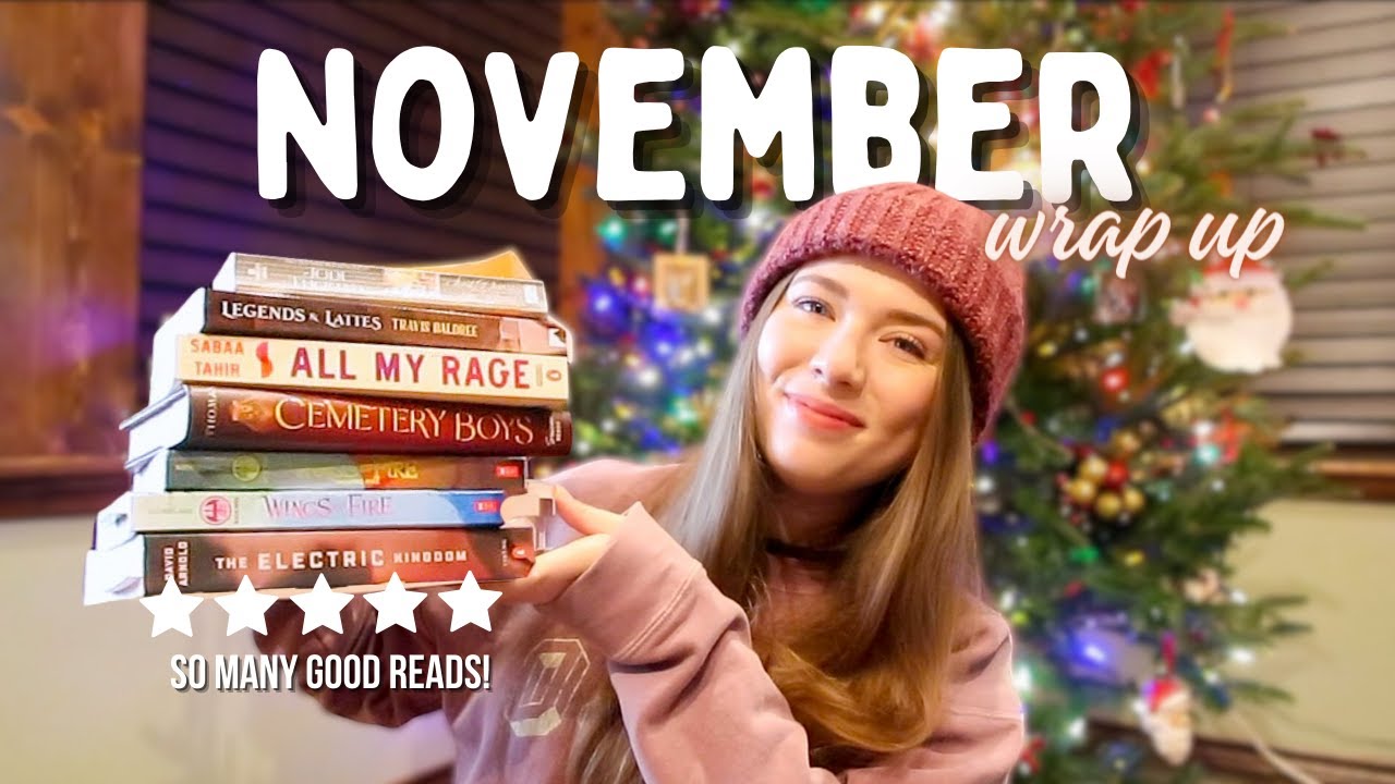Best reading month yet!! November reading wrap up // BOOKMAS DAY 1