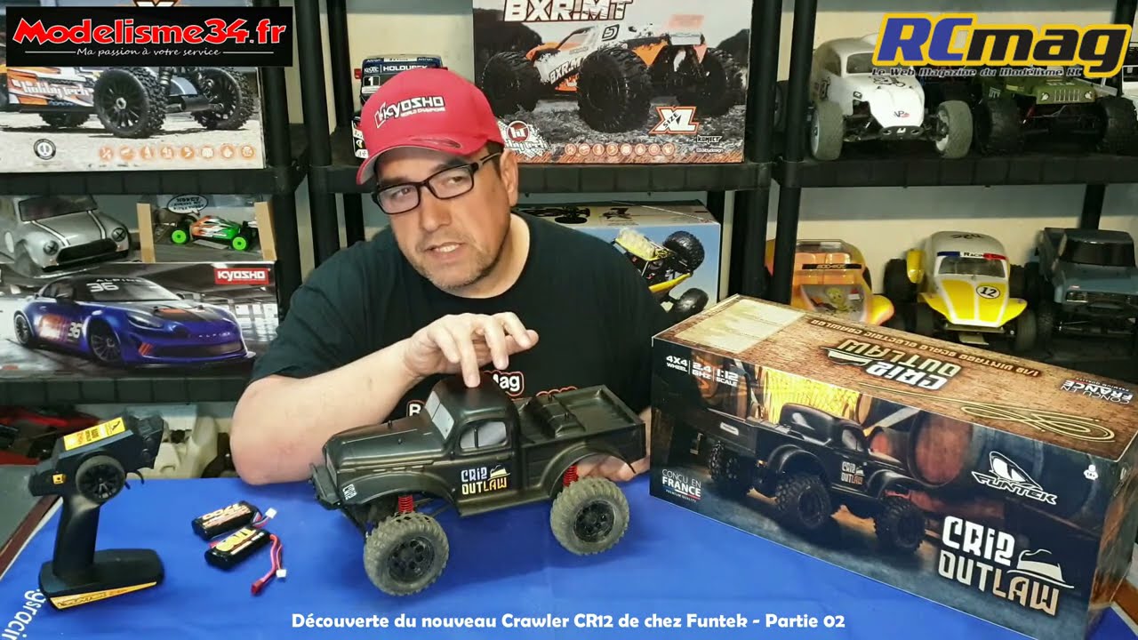 Premier bilan avec le nouveau Funtek crawler CR12 Outlaw - Partie 02