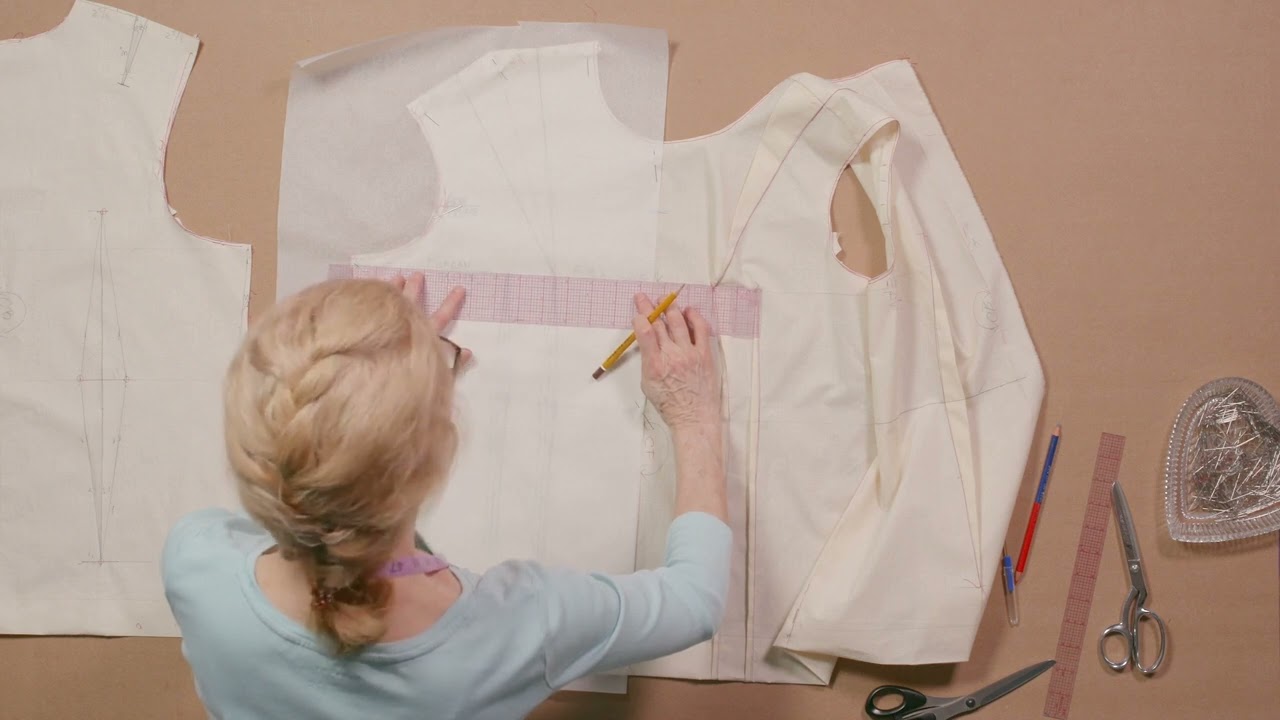 Transfer Bodice Sloper to Paper (for Pattern) | Make a Draped Sloper Part 6