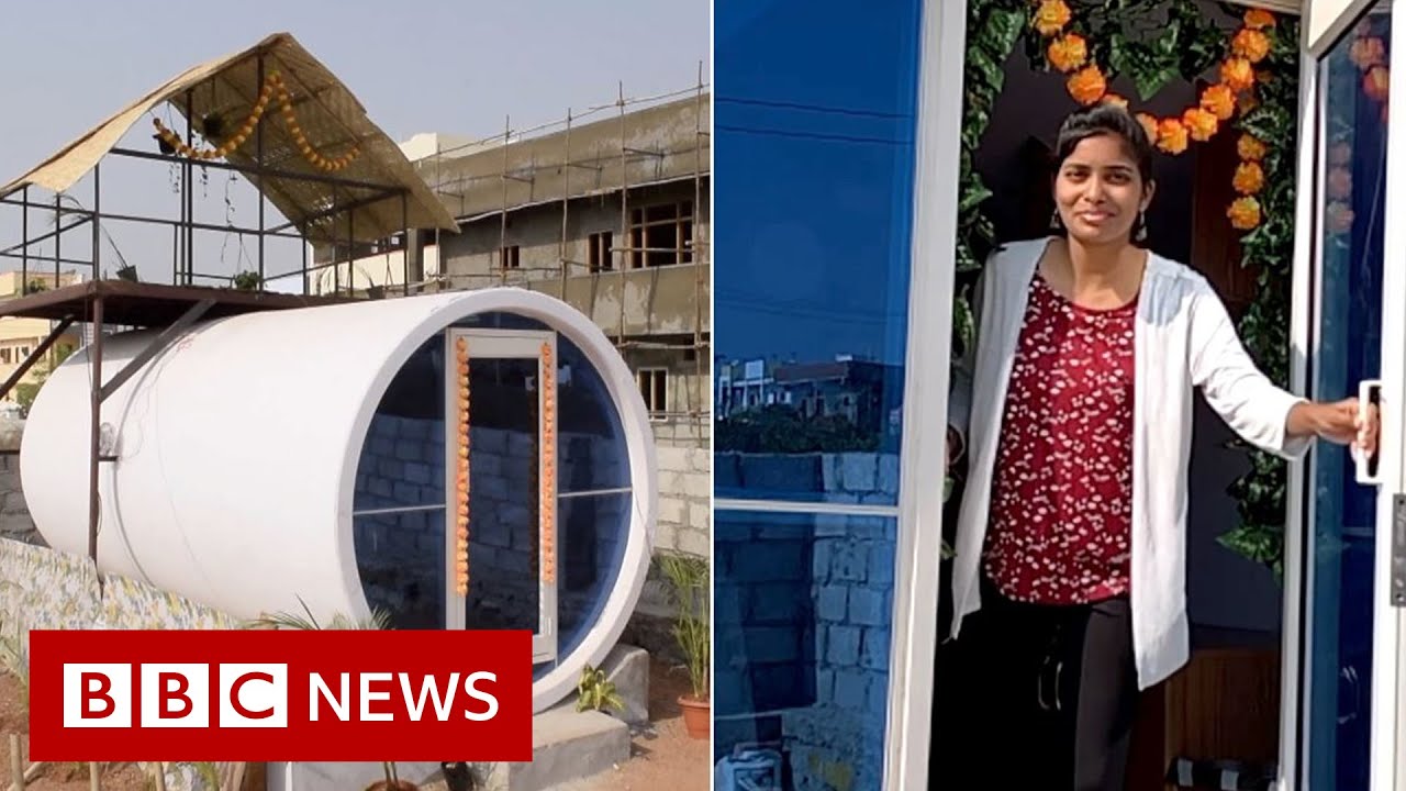 Could giant sewage pipes solve India's housing crisis? - BBC News