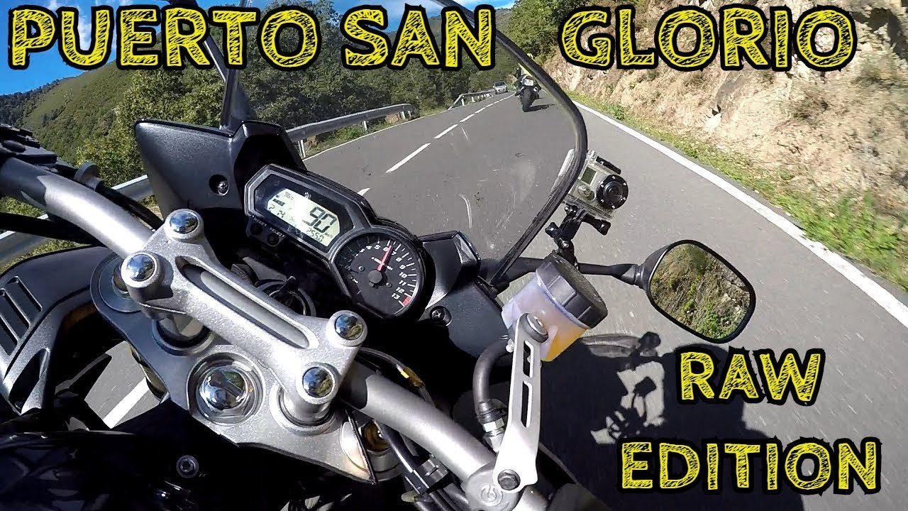 Puerto de San Glorio en Moto [RAW] - Subida completa Yamaha Fz1 OnBoard