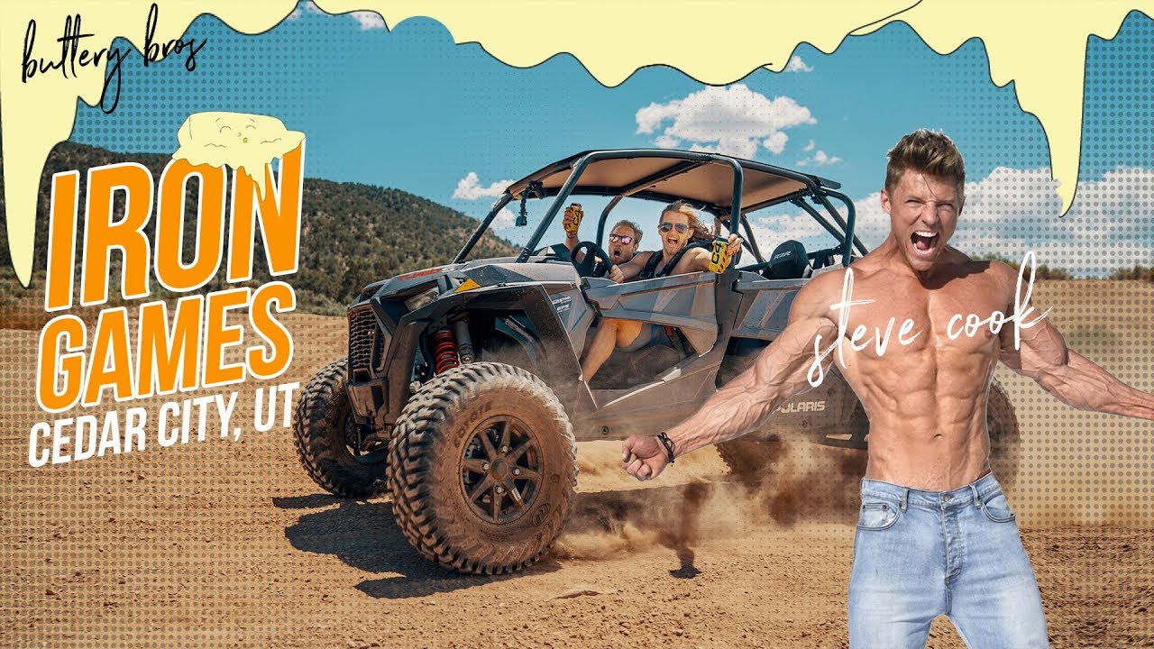 Helicopters, RZR's, STEVE COOK Leg Pump & Testing IRON GAMES Workouts