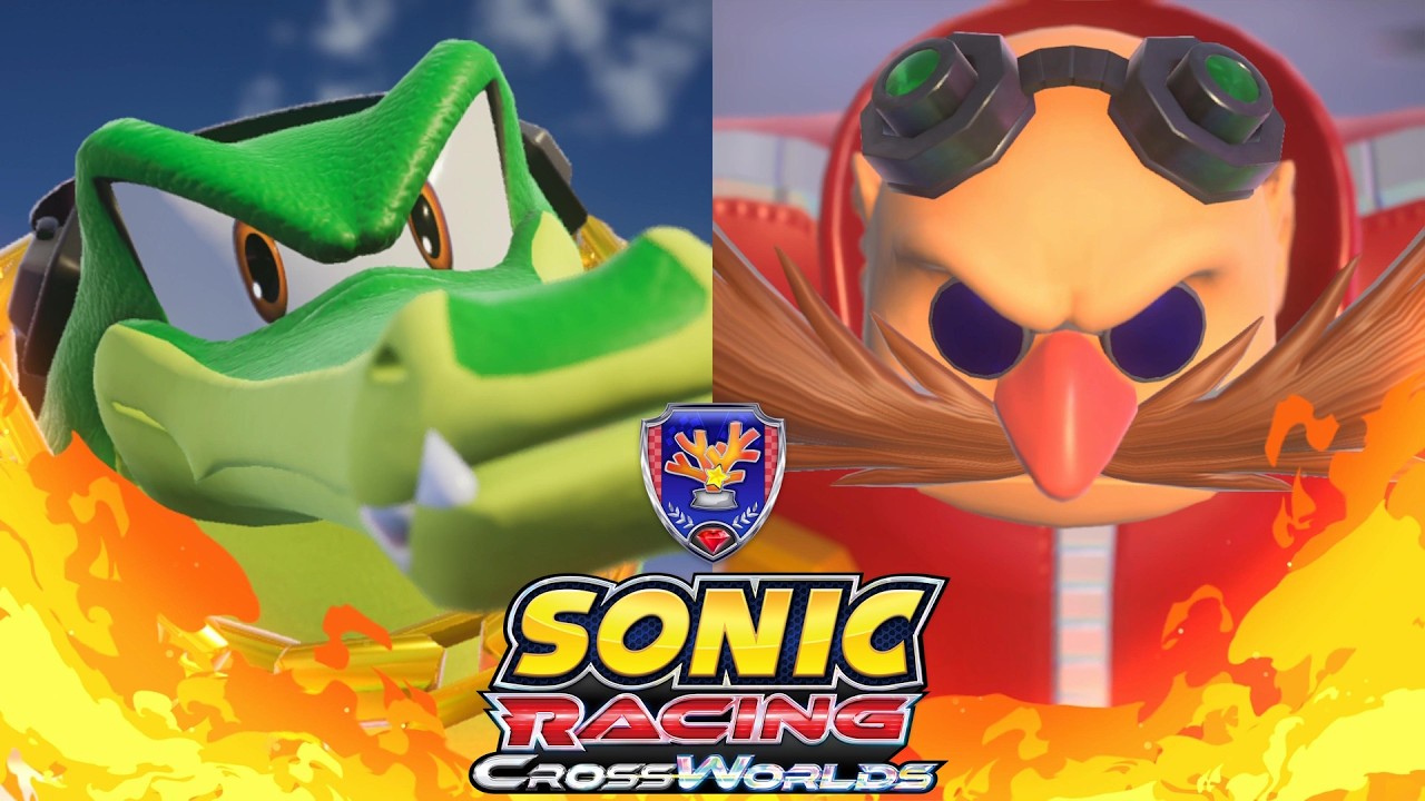 Coral Grand Prix | Vector vs Eggman (Sonic Speed) | Sonic Racing: CrossWorlds - No Commentary