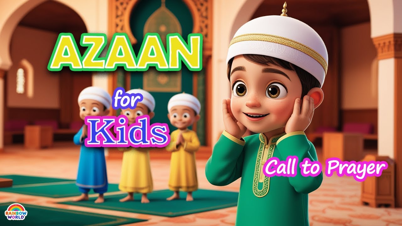 Azan for kids | Adhan | islamic songs cartoon | Islamic Cartoon for Kids | islamic cartoon