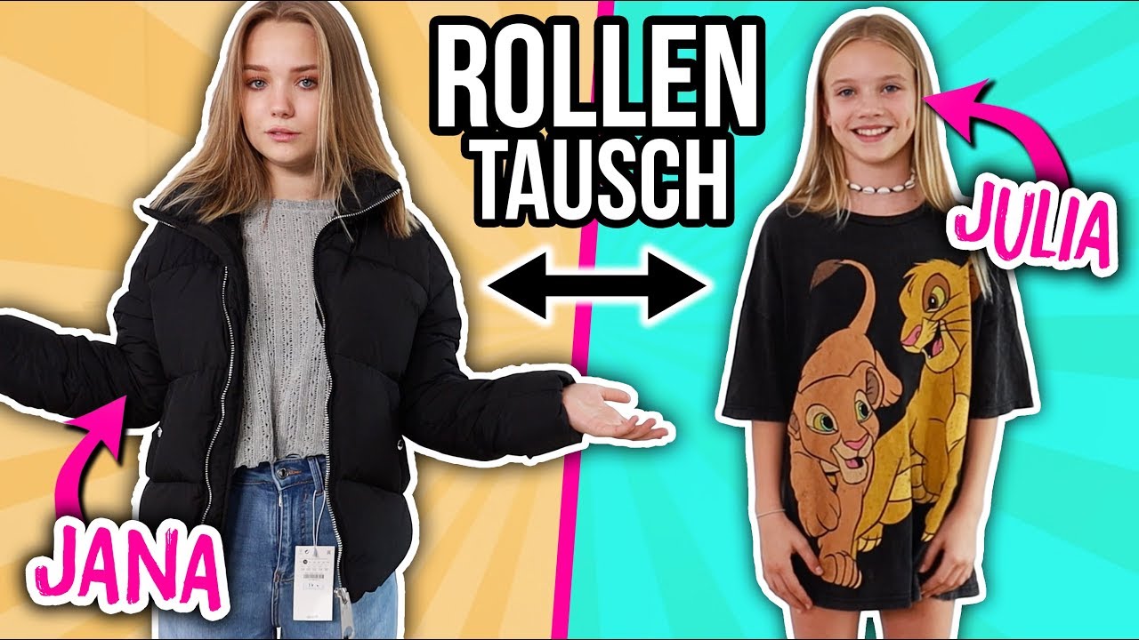ROLLENTAUSCH MIT JANA 😳😂Wie ähnlich können wir uns sehen? (voll krass ey)