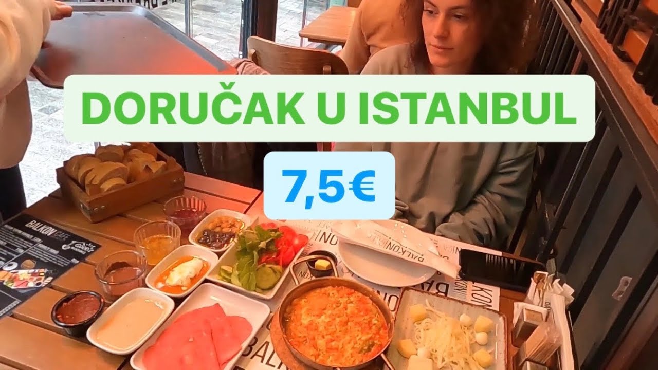 Mjesta za doručak u İstanbulu (Turska Hrana) TURKISH BREAKFAST (za 7€ dvije osobe)-(Epizoda 1)