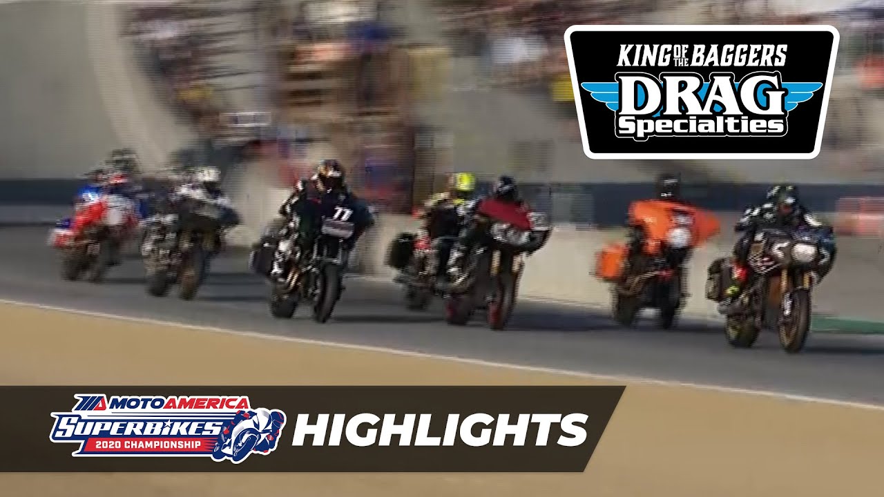 MotoAmerica Drag Specialties: главные моменты гонки King of the Baggers в Лагуна Сека 2020