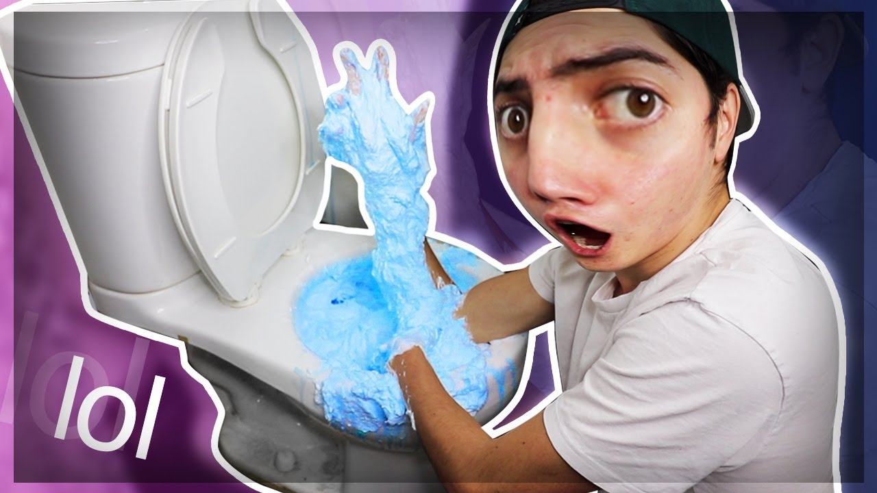 hacer SLIME en el INODORO no fue buena idea ¿O SI?