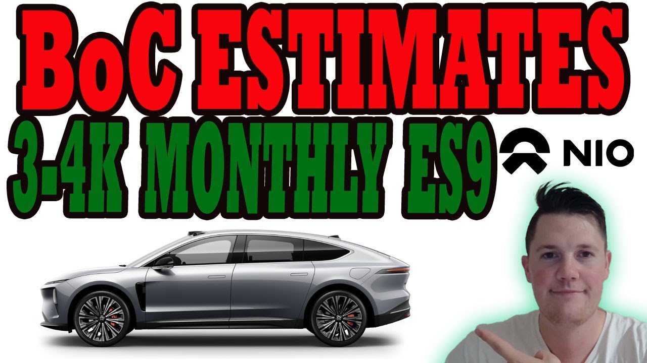 NIO Needs to Break ABOVE This Level │ BoC Estimates 3&ndash;4K ES9 Sales Monthly │ NIO Stock Analy