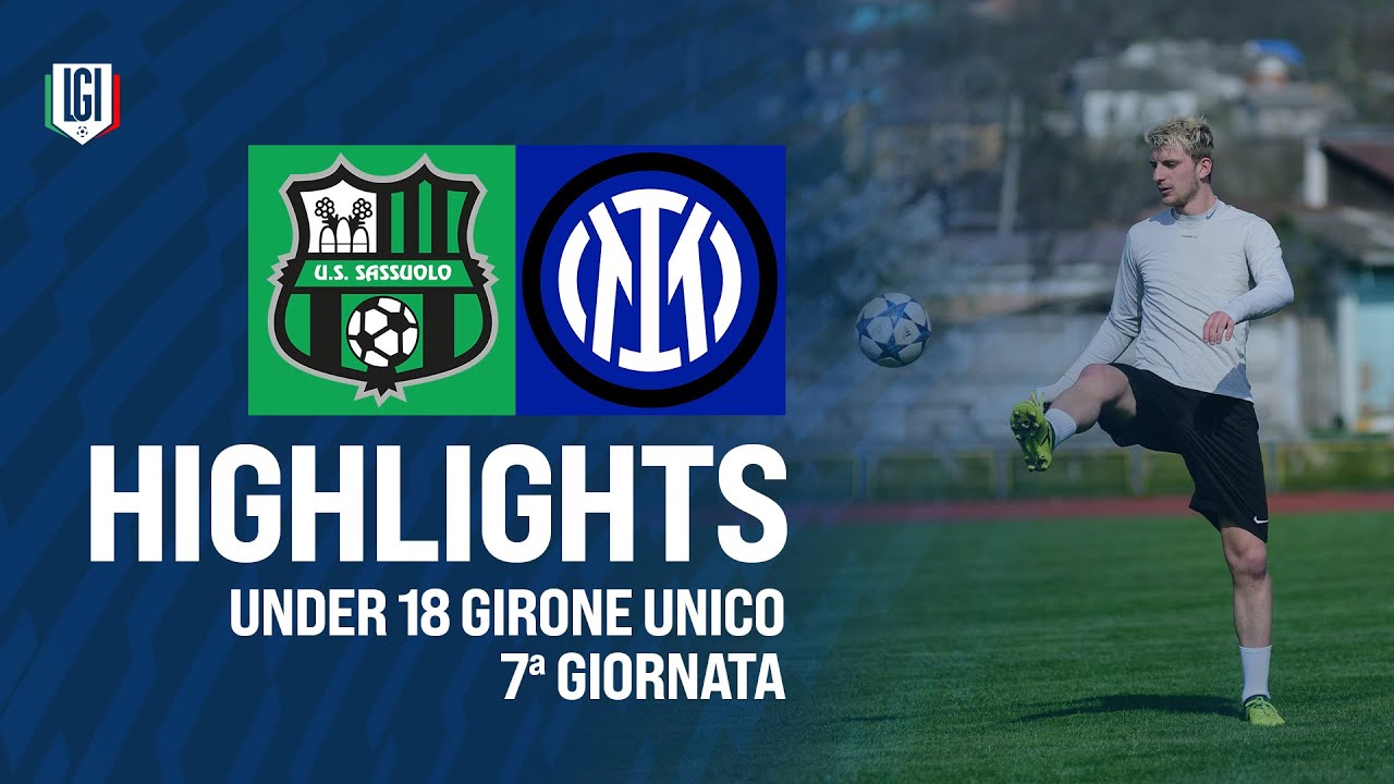 Highlights Sassuolo-Inter U18, 7ª giornata stagione 2024-25
