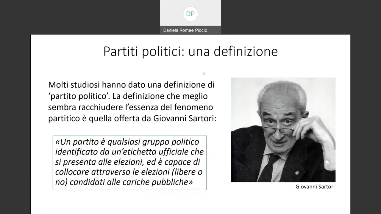 I partiti politici