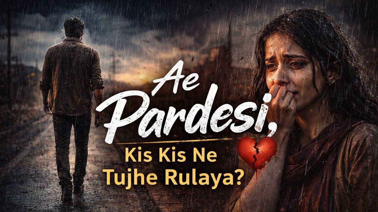Ae Pardesi Tera Ghar Kahan | Heartbroken Sad Song 2026 | Emotional Hindi Remix SurBeat music 