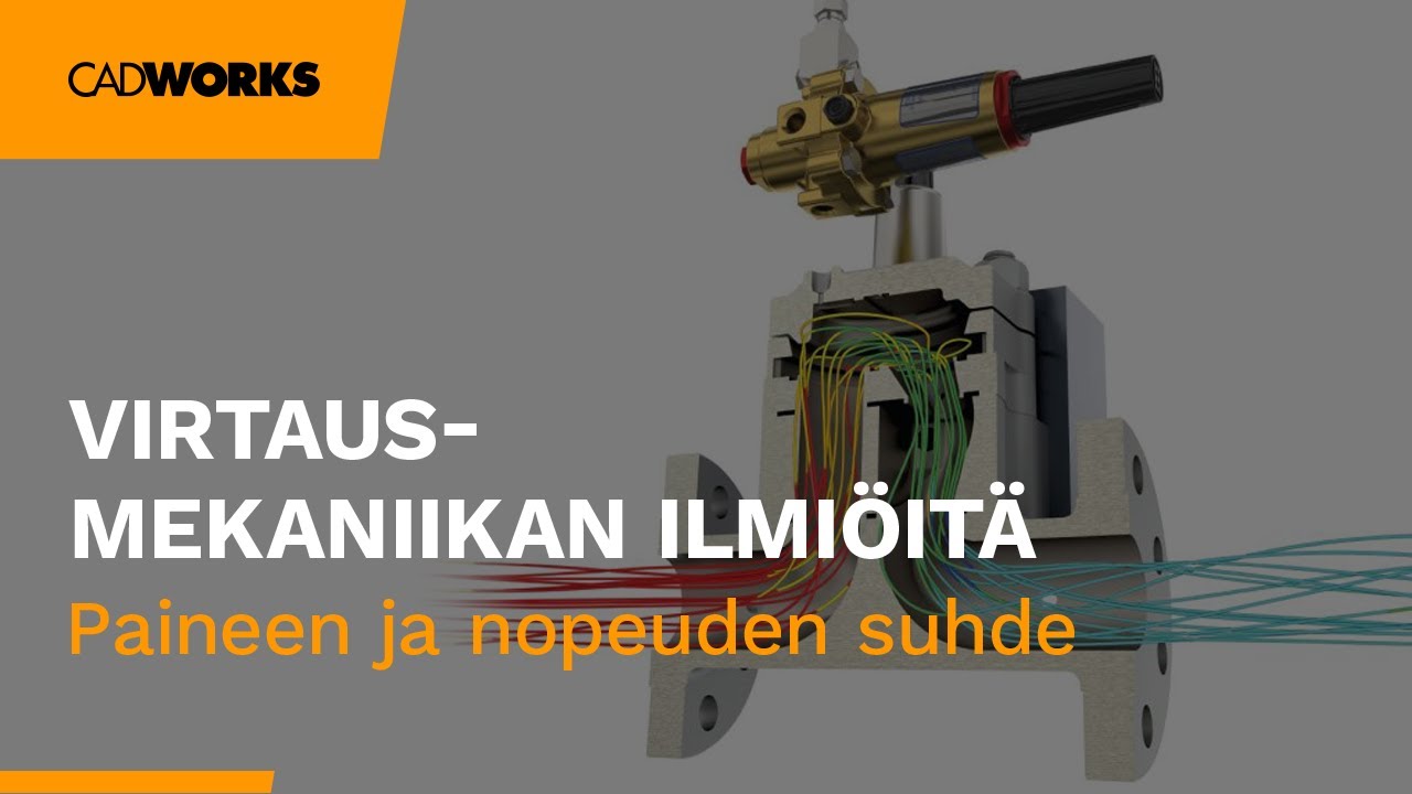 Virtausmekaniikan ilmiöitä - Paineen ja nopeuden suhde.