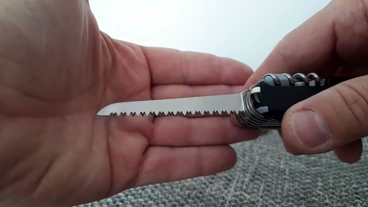 I wchodzi On.Cały na czarno.Victorinox Swiss Champ #Unboxing