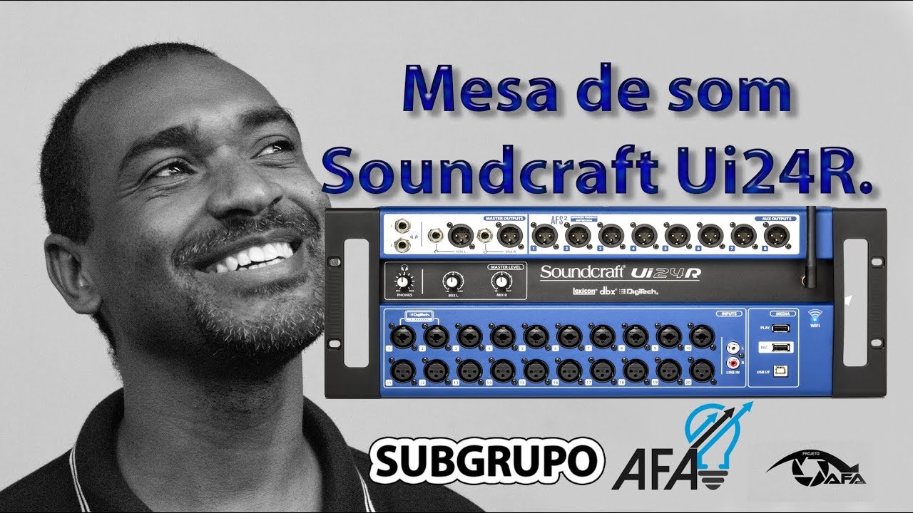 Soundcraft Ui24r - Criando subgrupo - André Alves - Projeto AFA