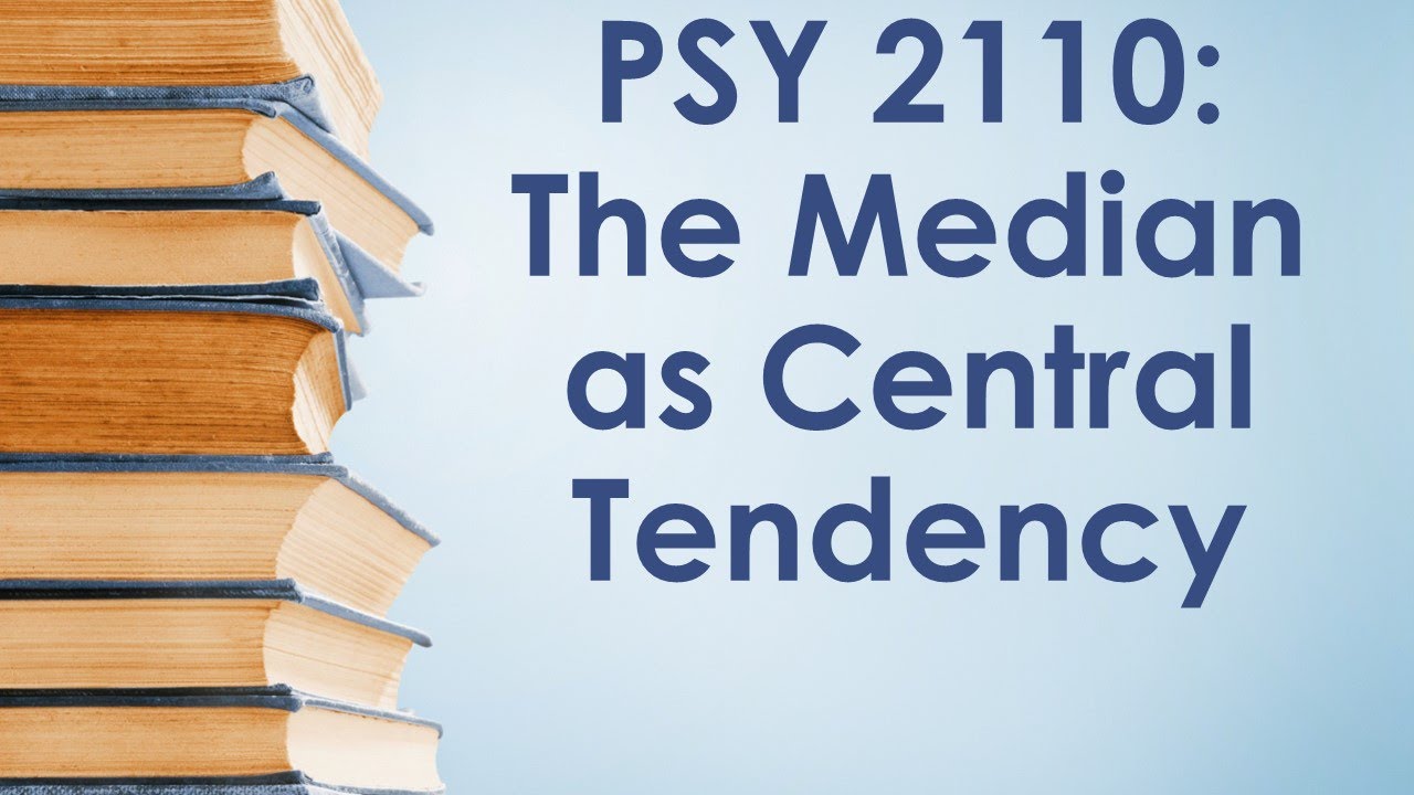 PSY 2110 Статистика: Центральная тенденция №2 (медиана или 50-й процентиль)