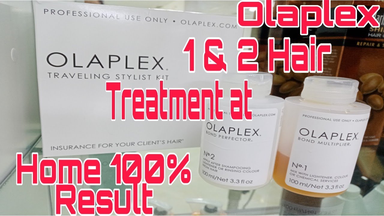 OLAPLEX HAIR TREATMENT NO 1& 2 AT HOME 100% RESULT |  OLAPLEX HAIR TREATMENT DAMAGED AND THIN REPAIR