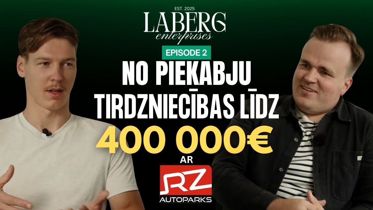 LABERG podkasts #2 Roberts Zanders - auto tirdzniecība, auto garantija un kripto