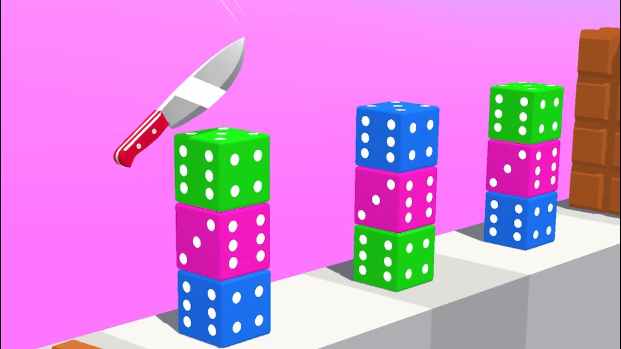 Slice it All! 🔥❤️‍🔥👩‍❤️‍💋‍👩 Very Satisfying And Relaxing ASMR Slicing Game