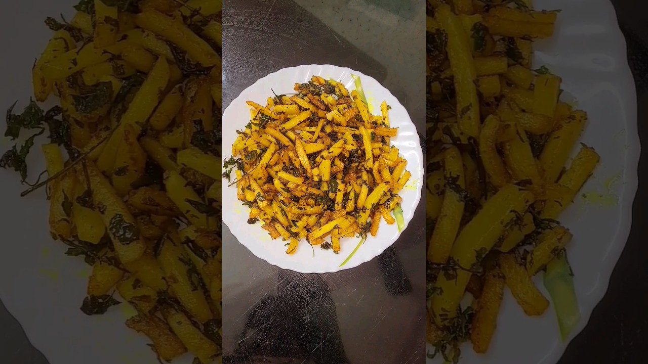 নিম আলু ভাজা রেসিপি || Neem Potato Fry Recipe || #shorts