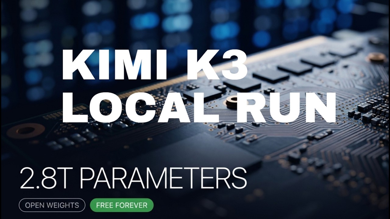 Сколько GPU нужно, чтобы запустить Kimi K3 &mdash; открытую модель на 2,8 ТРИЛЛИОНА параметров локально?