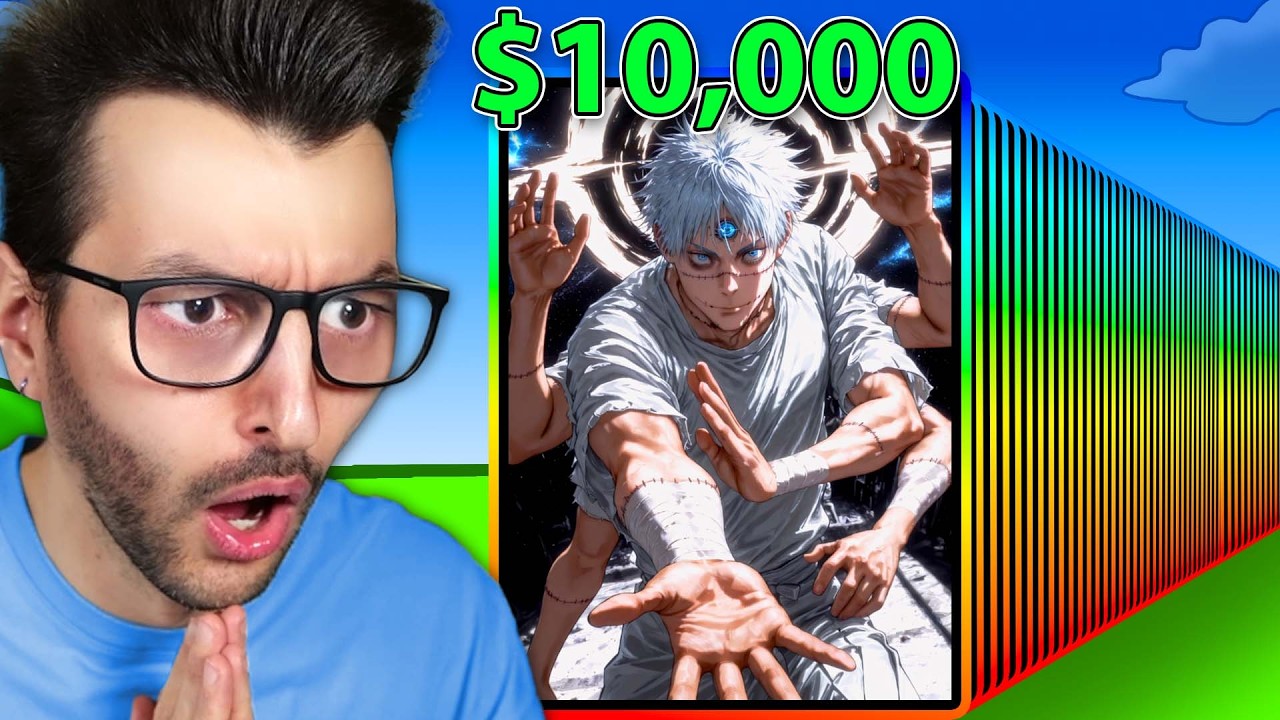 I Spent $10,000 Robux For INSANE Halloween Anime Cards in Roblox