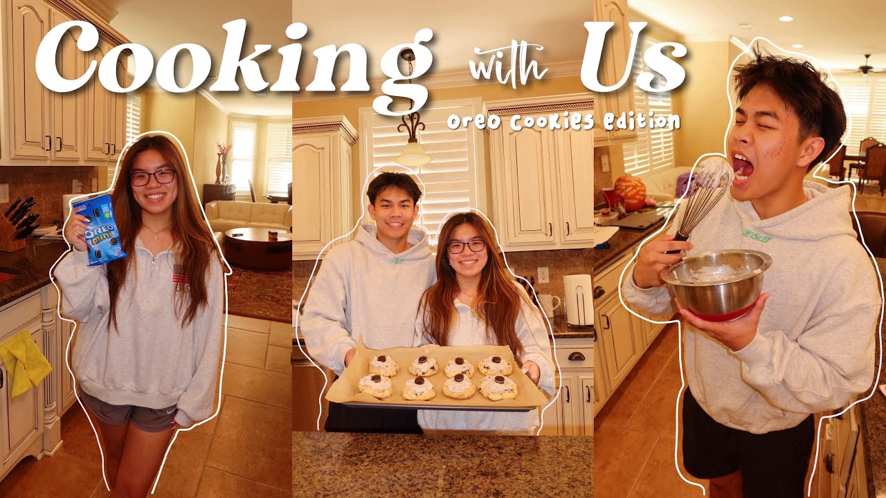 COOKING WITH US! *oreo cookies edition*