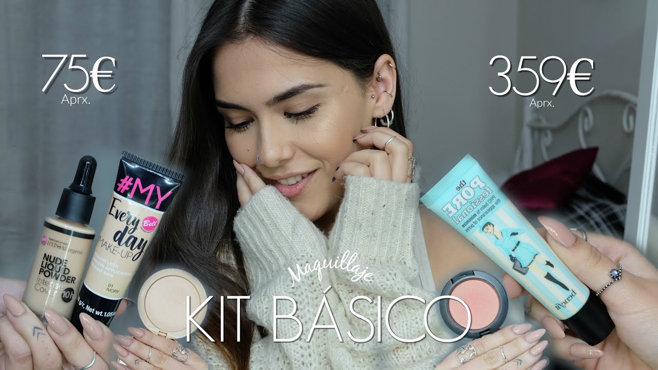 Kit BÁSICO de MAQUILLAJE para PRINCIPIANTES / LOW cost & ALTA gama .