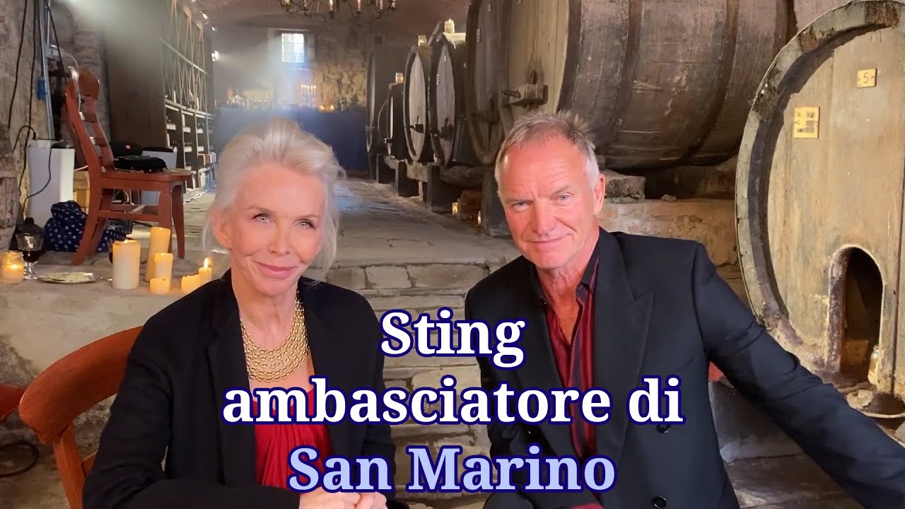 Sting e la moglie Ambasciatori di San Marino: 