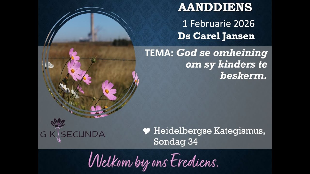 God se omheining om sy kinders te beskerm.