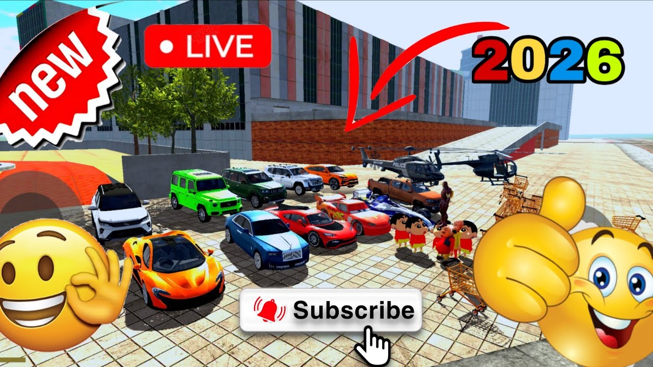 Indian bike game 3D ke 2026 new cheat code🫸POLICE helicopter