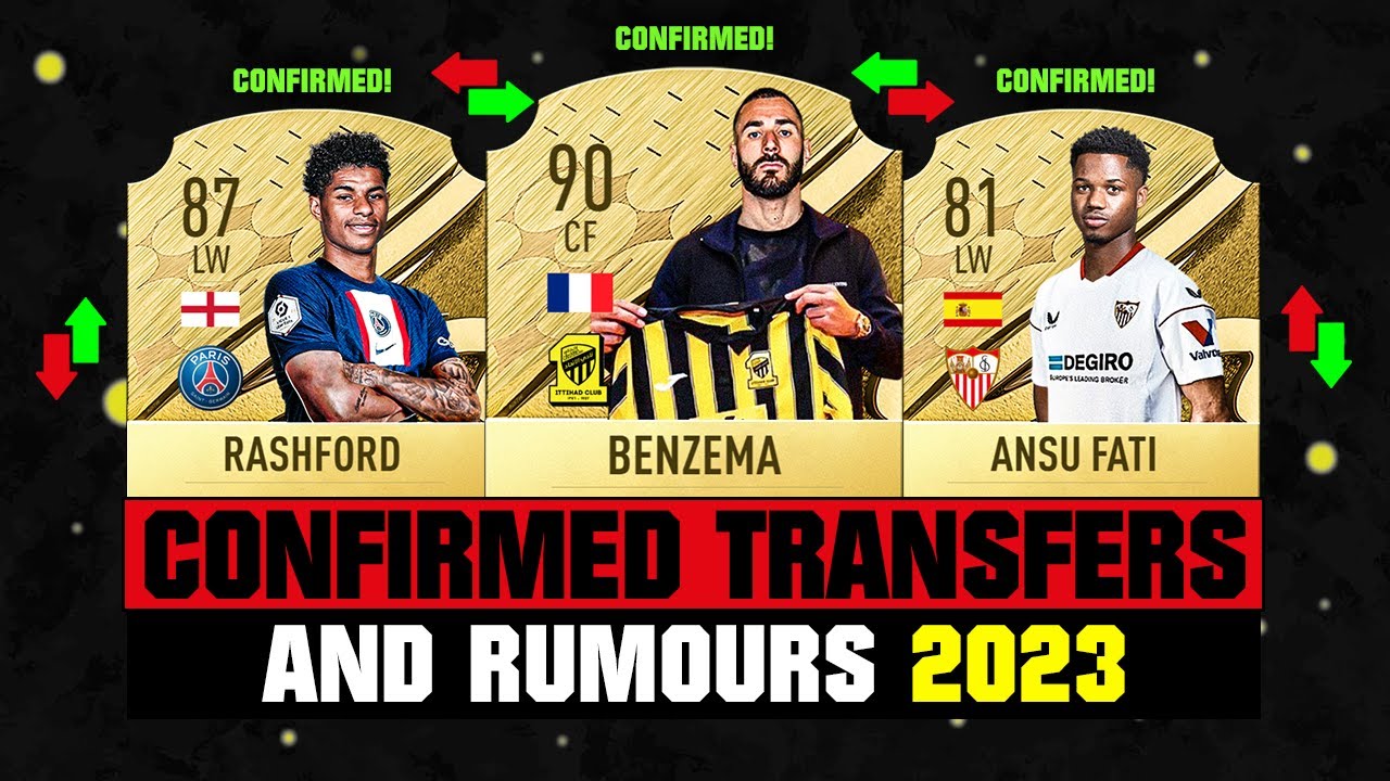FIFA 23 | NEW CONFIRMED TRANSFERS & RUMOURS! 🤪🔥 ft. Benzema, Rashford, Ansu Fati... etc