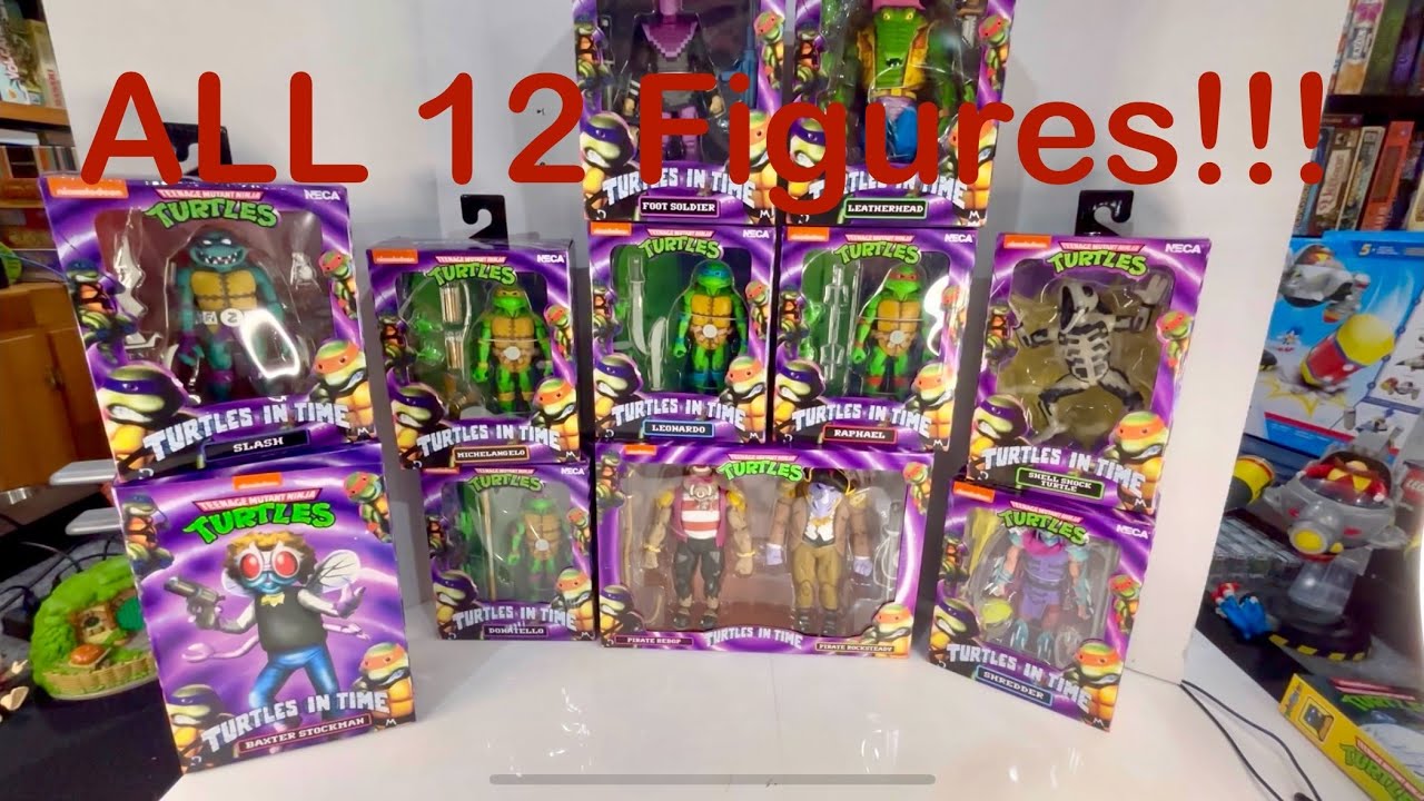 NECA Turtles in Time Figures- the Whole Collection