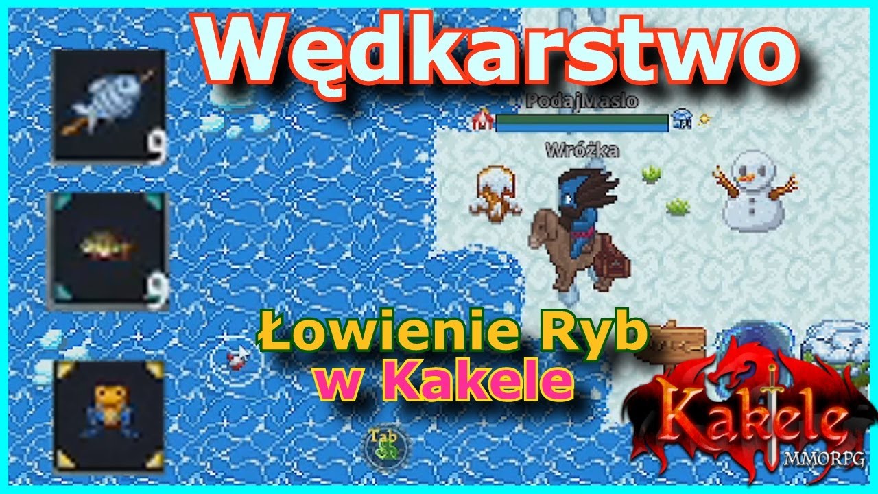 [ZAROBEK]  Wędkarstwo - Łowienie RYB w KAKELE - Surowa Ryba, Ryba Turuta, Złota Żaba - Kakele