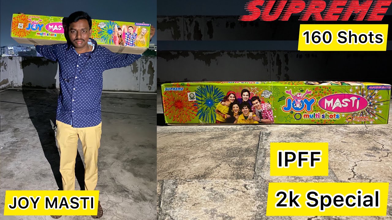 160 shots supreme fireworks 2k special IPFF #diwali2021 #fireworks #crackers #supreme