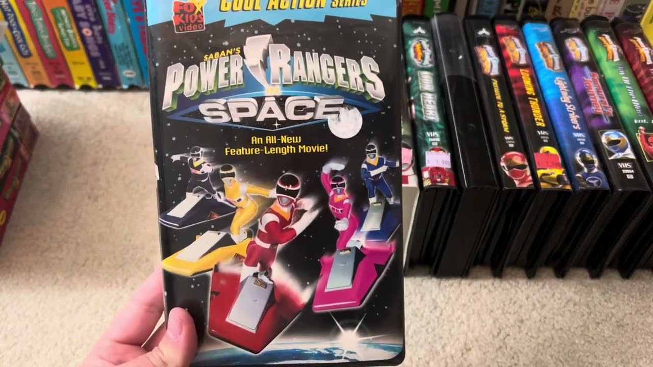 My Power Rangers VHS Collection
